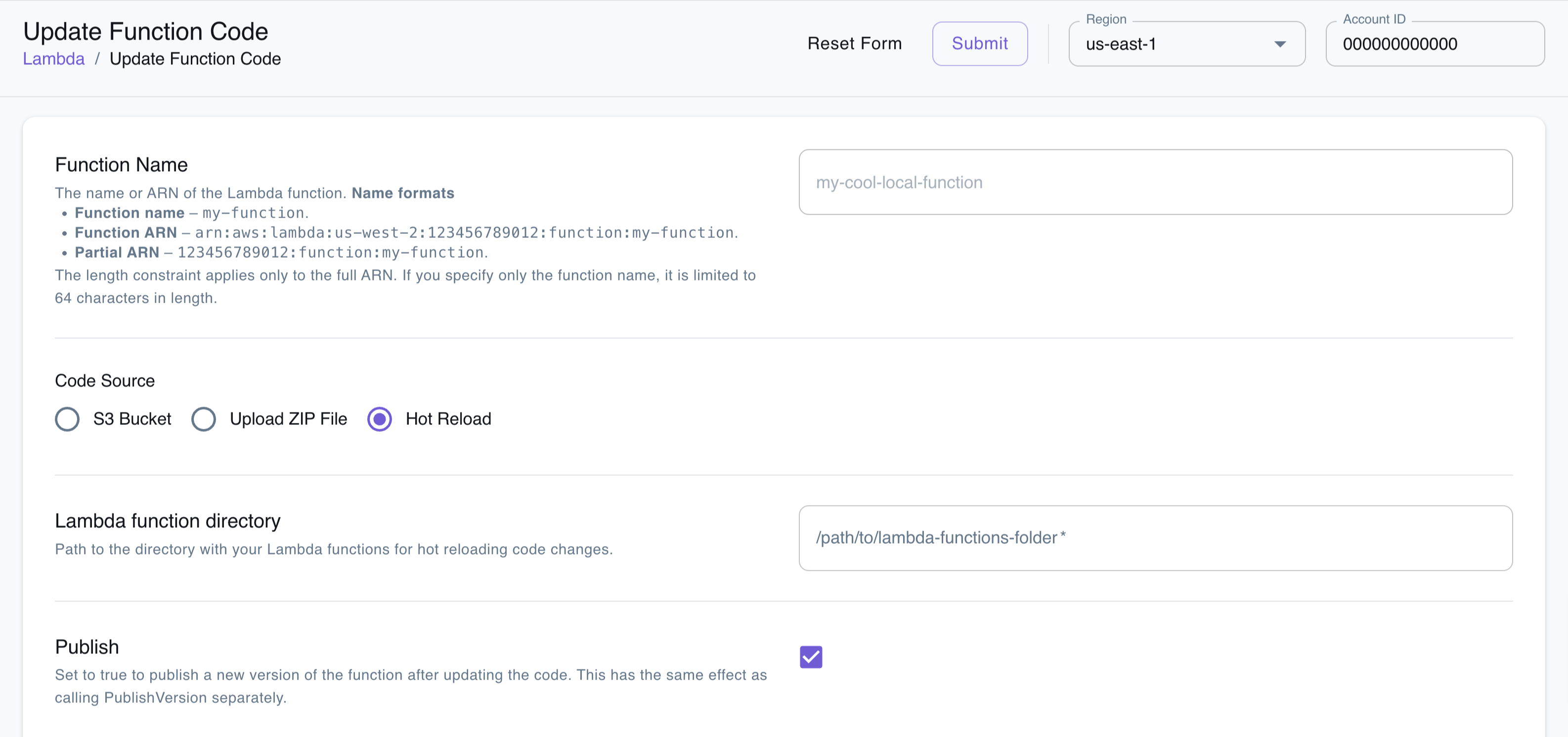 Setting Hot Reload on Web App