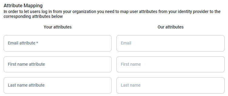 Attribute Mapping