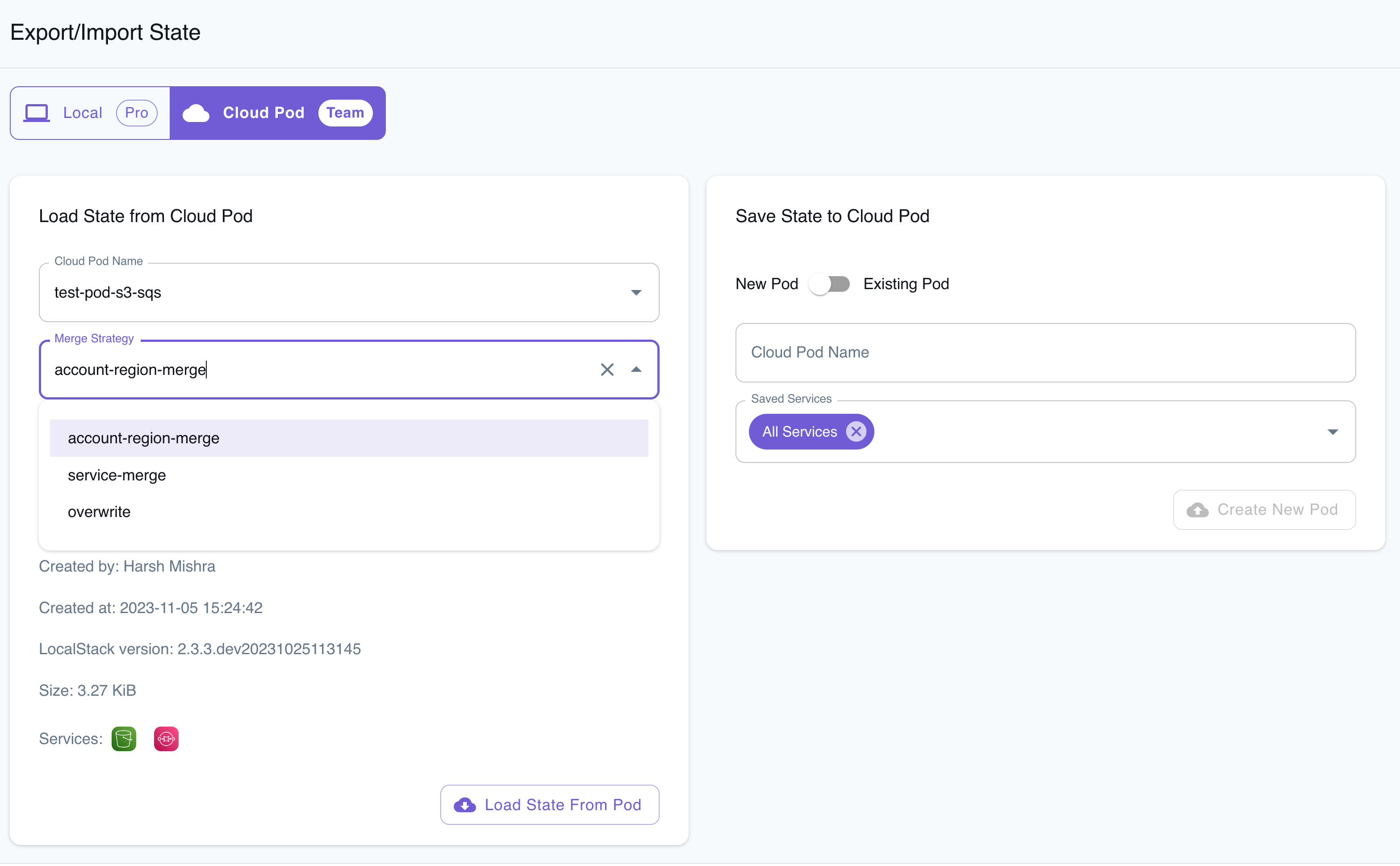 Merge Strategy Web UI