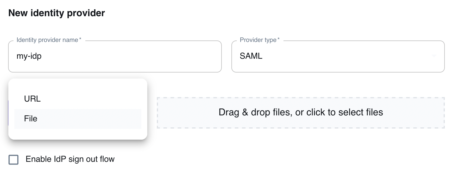 Configuring SSO using SAML